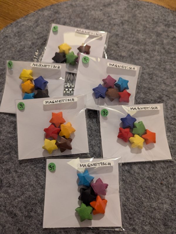 magnetische Origamisternchen