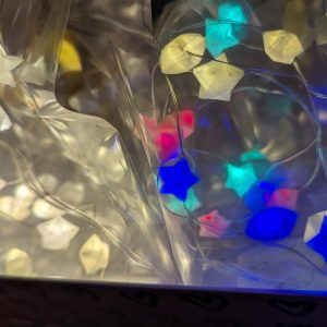 Origamisternlichterkette